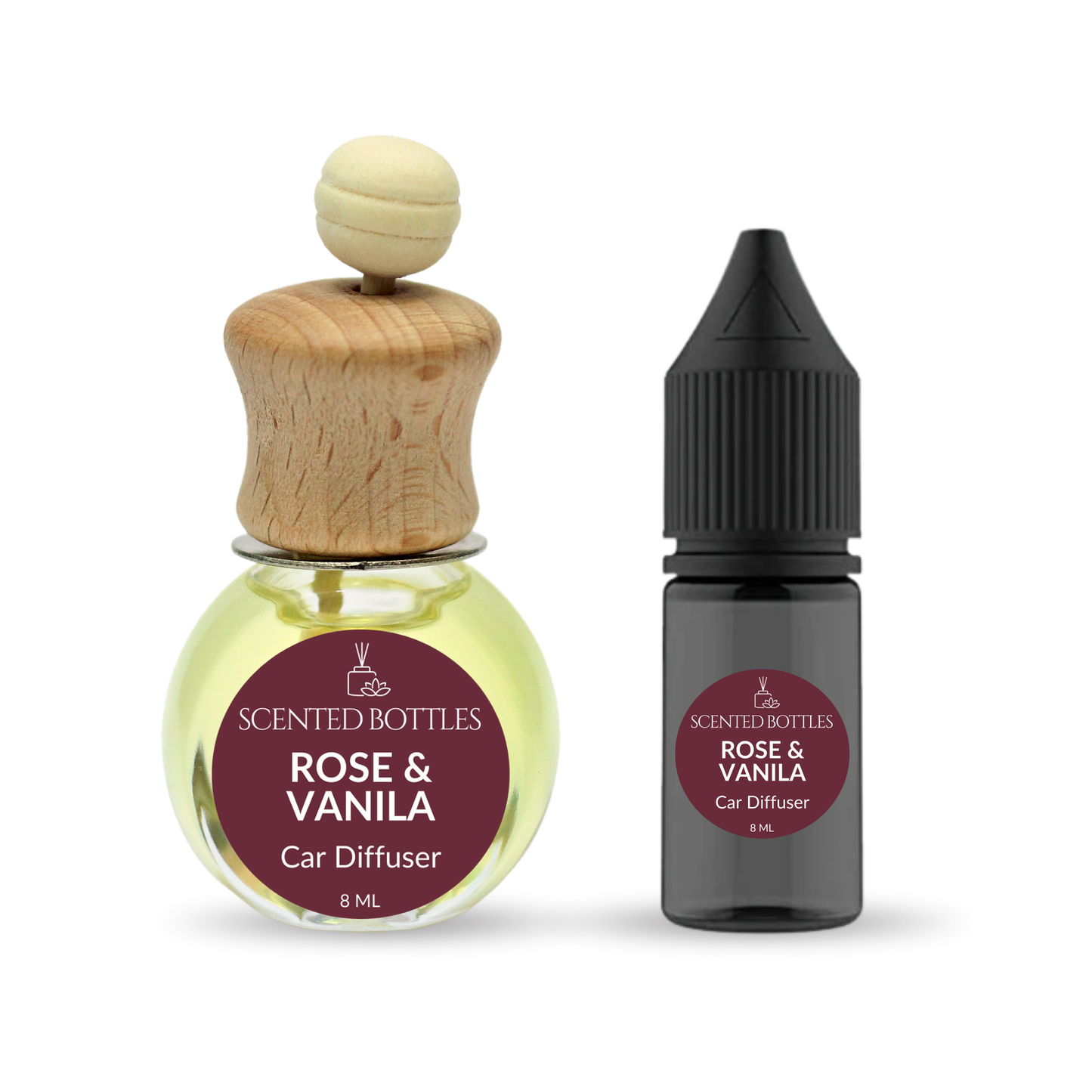 Rose & Vanilla - Air Vent Car Diffuser