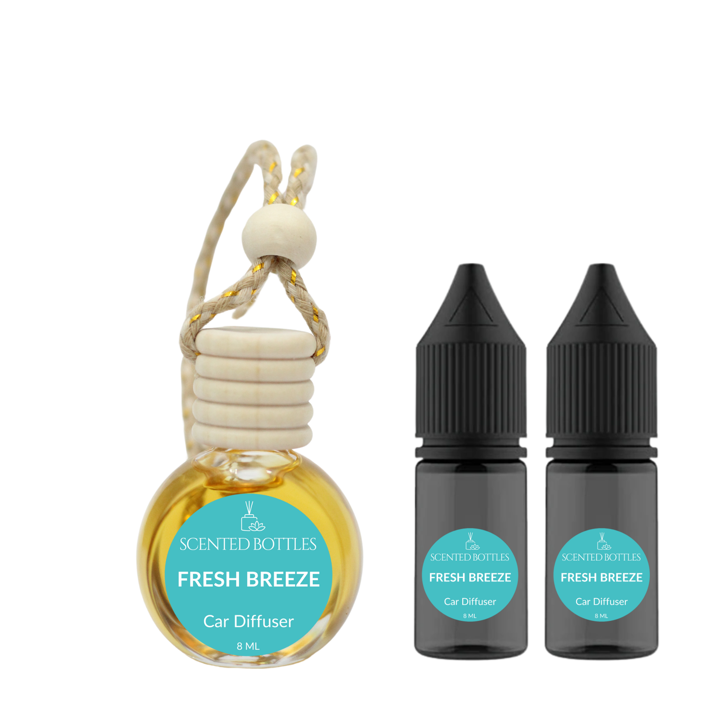 Fresh Breeze - Round Hanging Car Diffuser