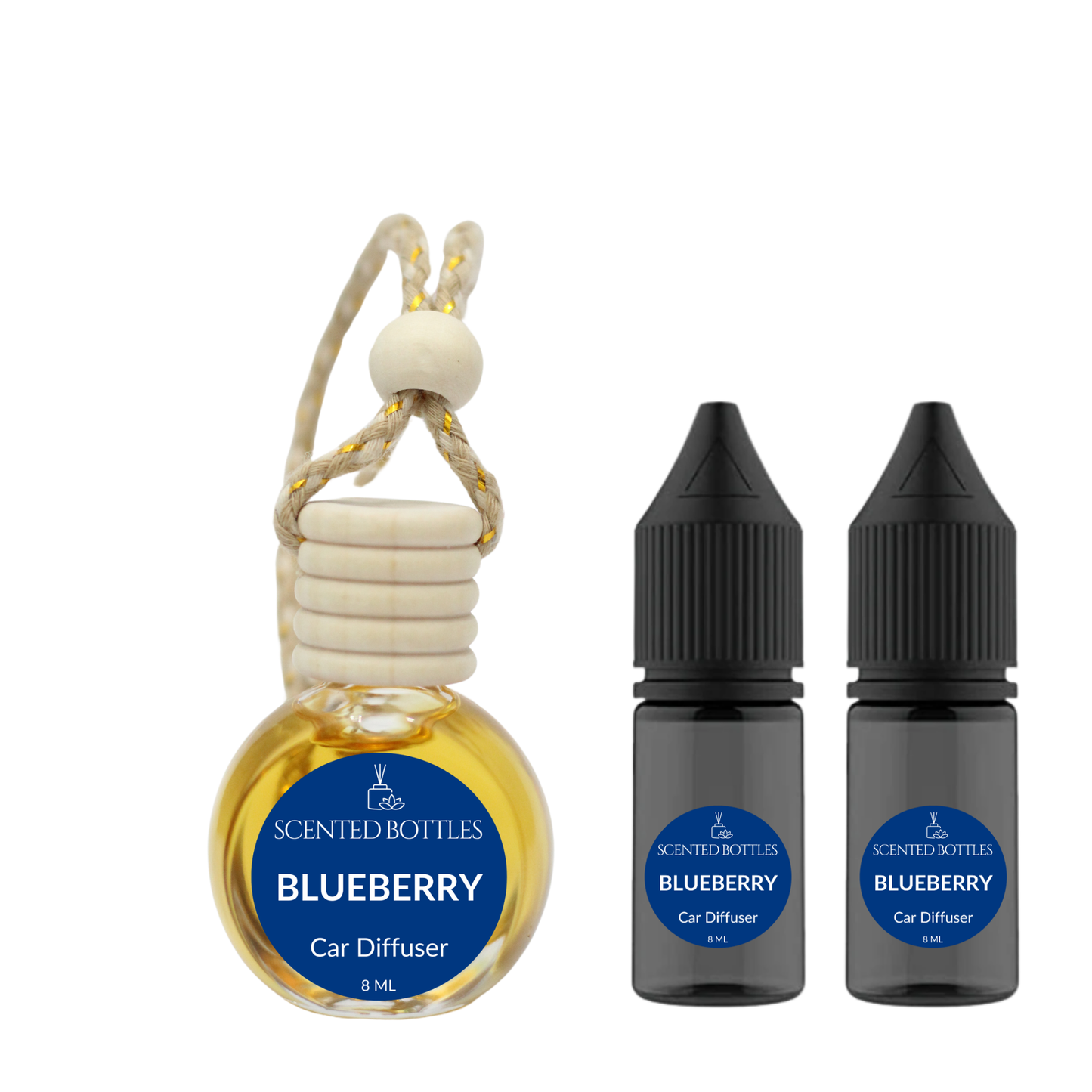 Blueberry Currant - Round Hanging Car Diffuser