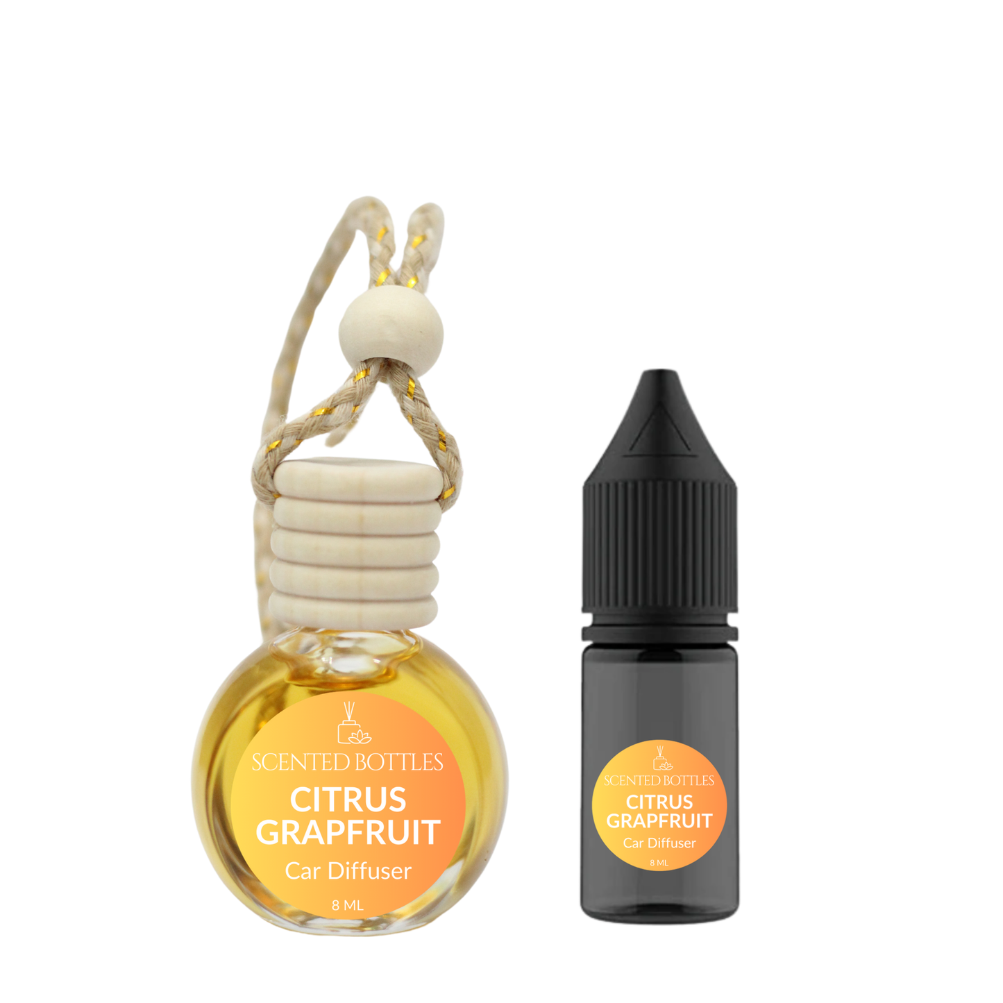 Citrus Grapefruit - Round Hanging Car Diffuser
