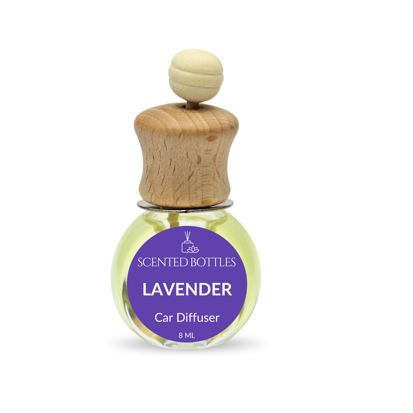 Lavender-scented car diffuser and air freshener