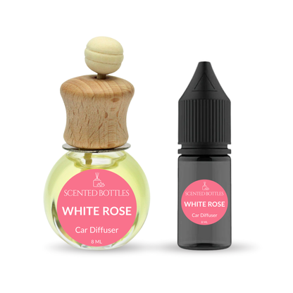 White Rose - Air Vent Car Diffuser