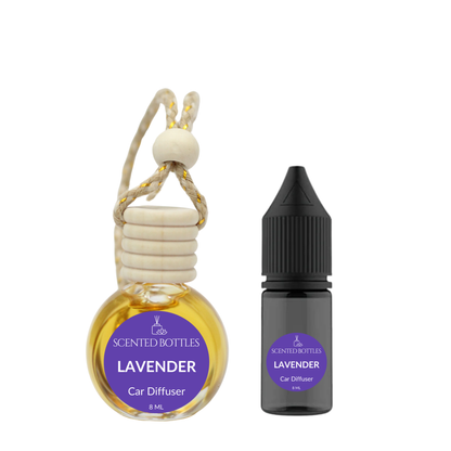 Lavender - Round Hanging Car Diffuser