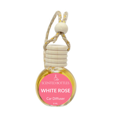 White Rose - Round Hanging