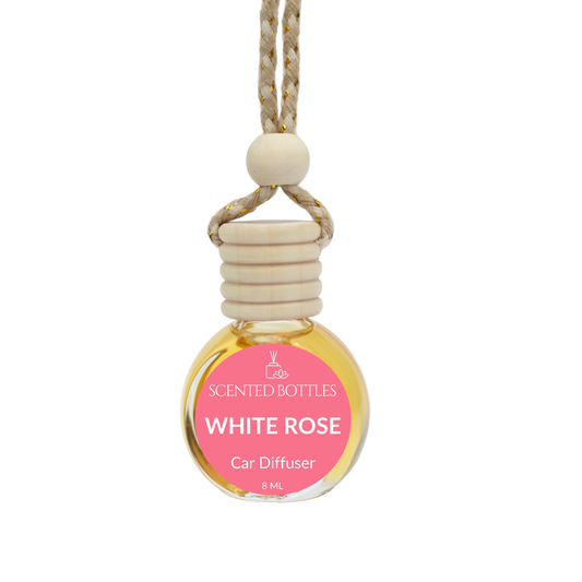 White Rose - Round Hanging