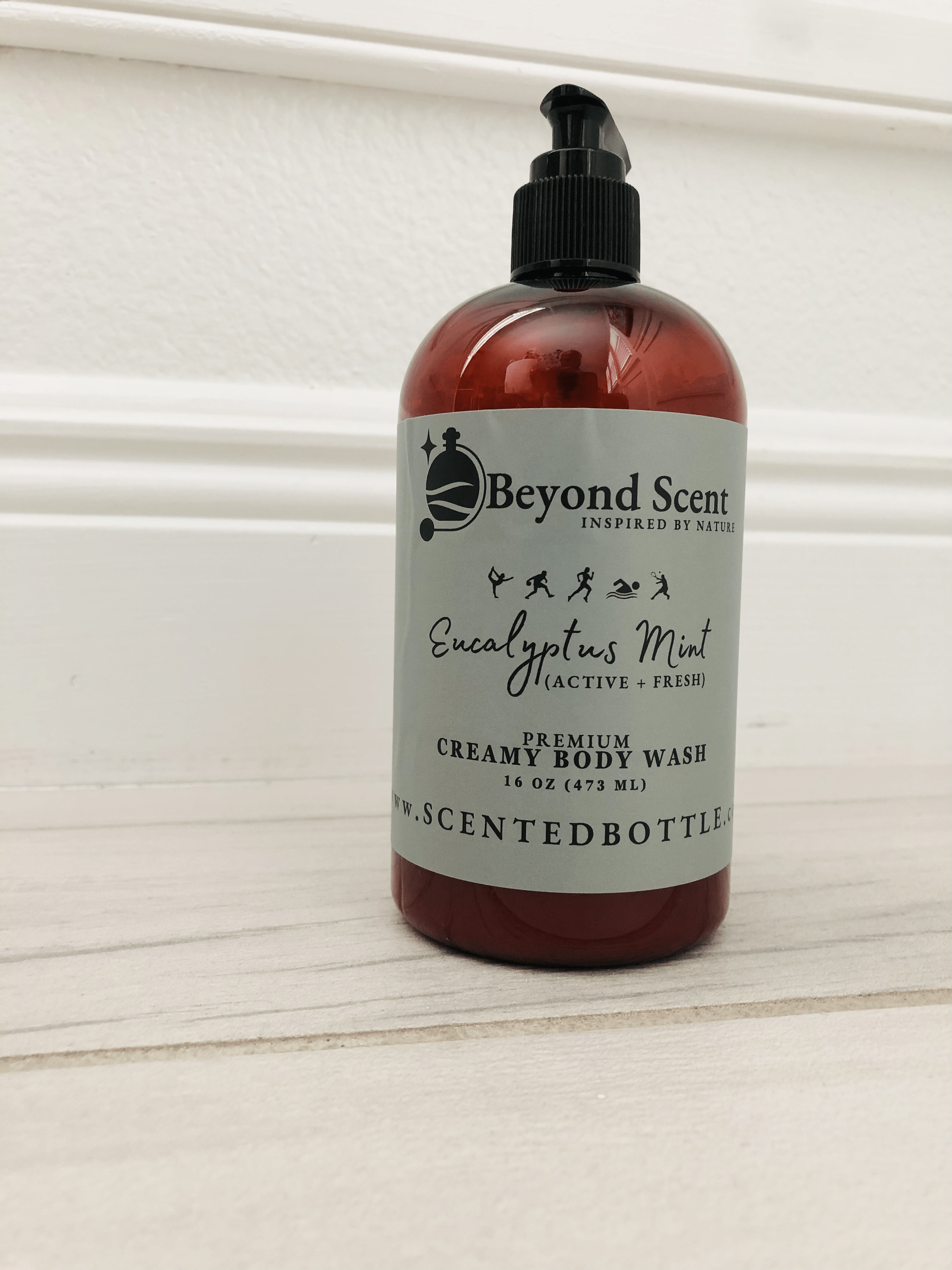 Eucalyptus Mint (Premium Creamy Body Wash Soap - 16 oz)